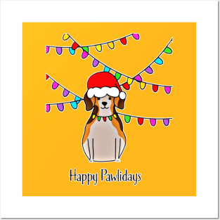 happy pawlidays Posters and Art